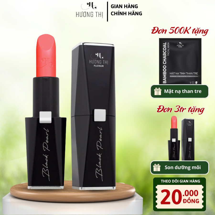 Son Dưỡng Môi Không Phai Elyza - Black Pearl Hương Thị