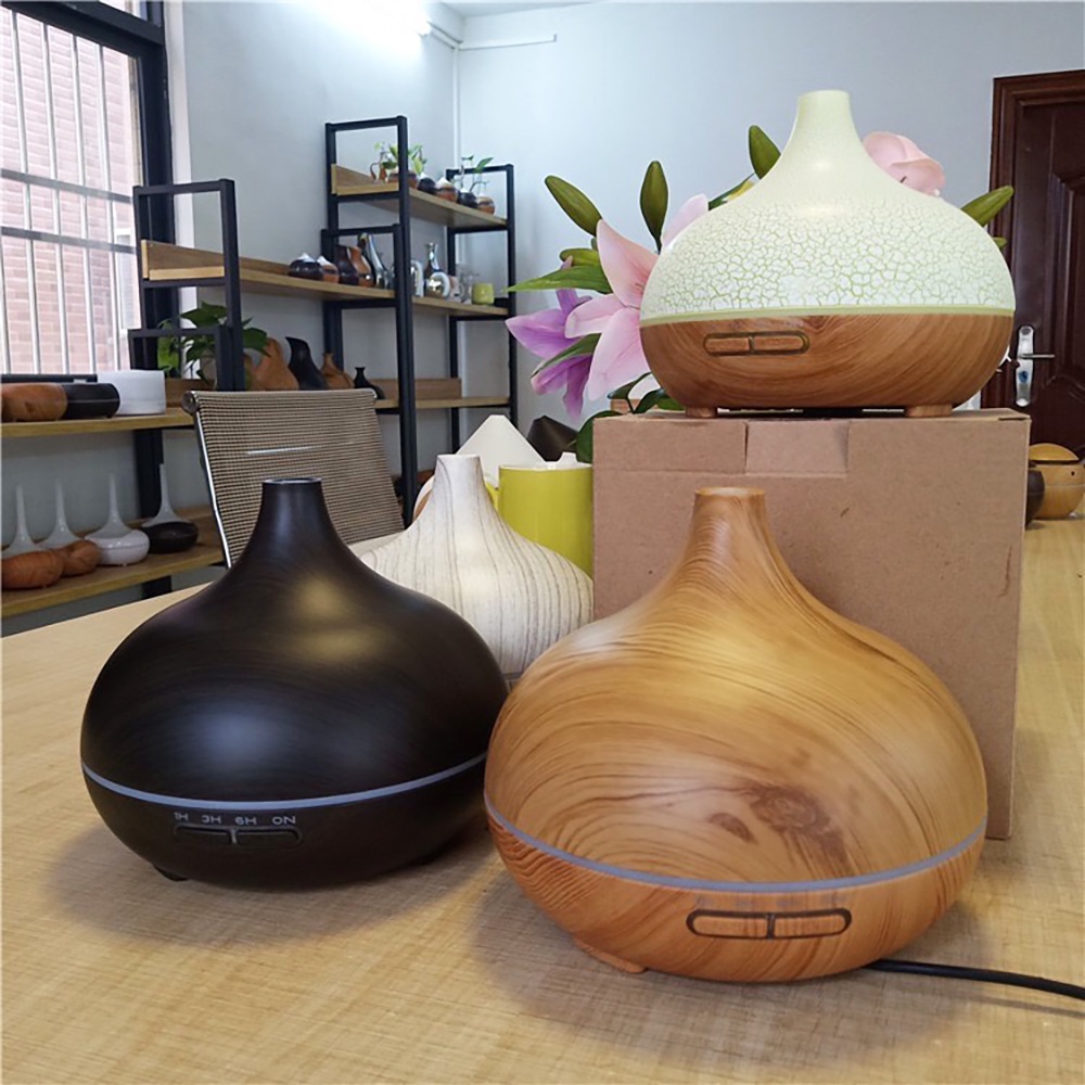 Máy khuếch tán tinh dầu aroma cao cấp 550ml vân gỗ máy phun sương tinh dầu máy xông tinh dầu , máy phun sương tinh dầu vân gỗ cổ , máy xông tinh dầu , máy xông tinh dầu kiêm máy phun sương tạo độ ẩm không khí