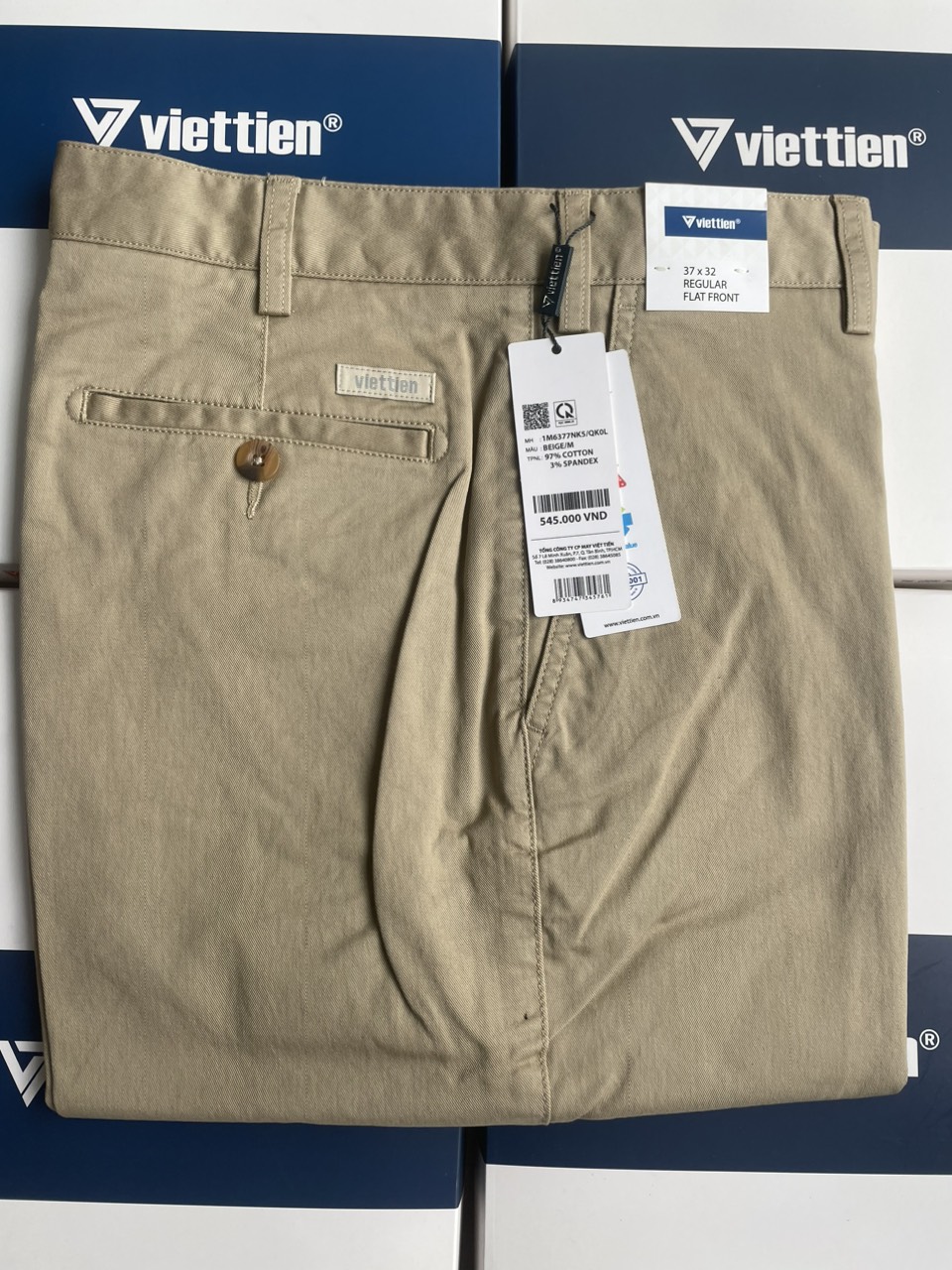 Quần kaki nam Việt Tiến