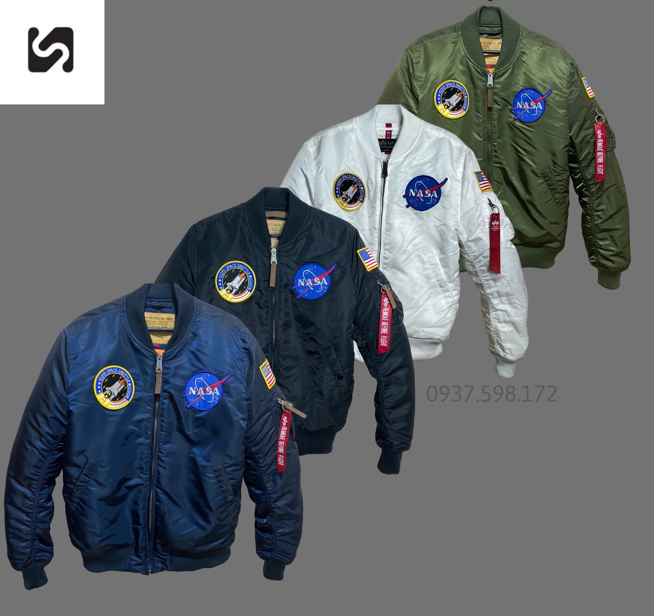 Áo khoác Ma-1 VF Nasa hàng chính hãng Alpha industries Germany