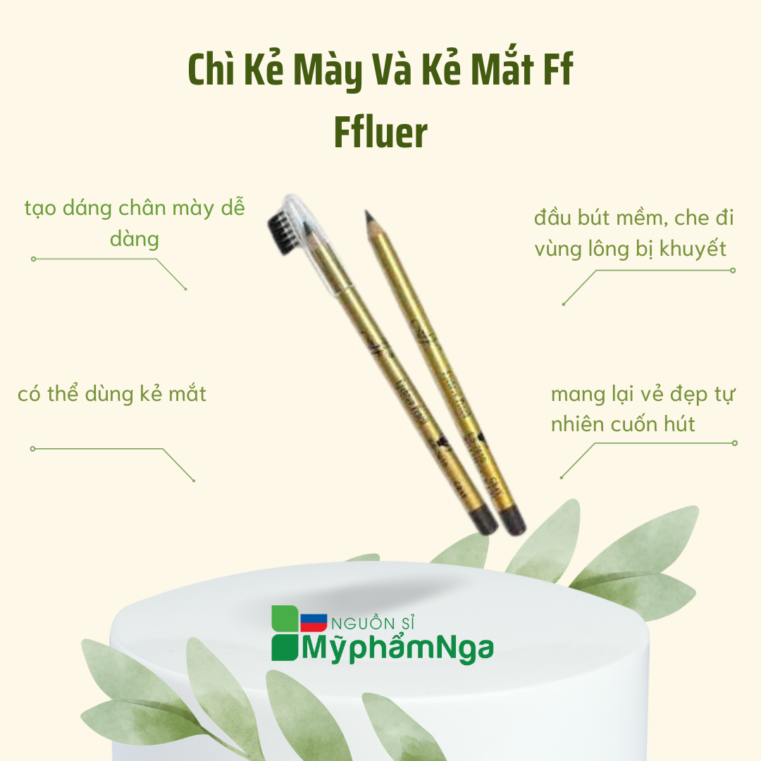 Chì kẻ mày và kẻ mắt FF Ffluer