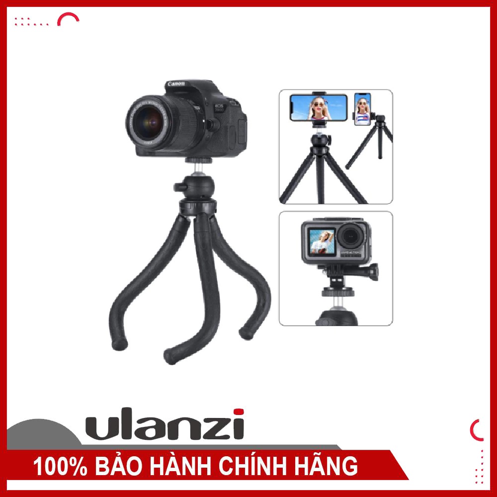 Chân Tripod bạch tuộc xoay 360 độ dành cho máy ảnh và điện thoại | Ulanzi MT-07
