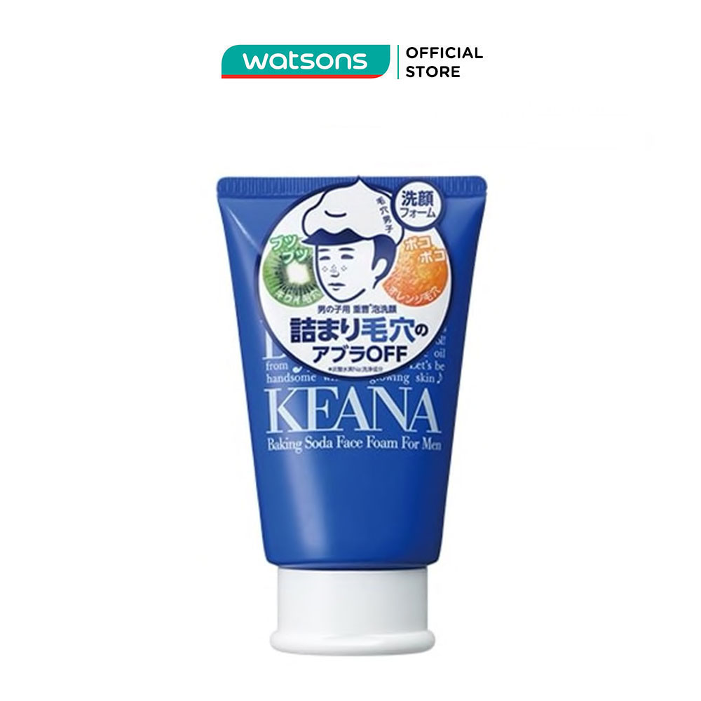 Sữa rửa mặt tạo bọt cho nam keana baking soda foam wash for men 100g