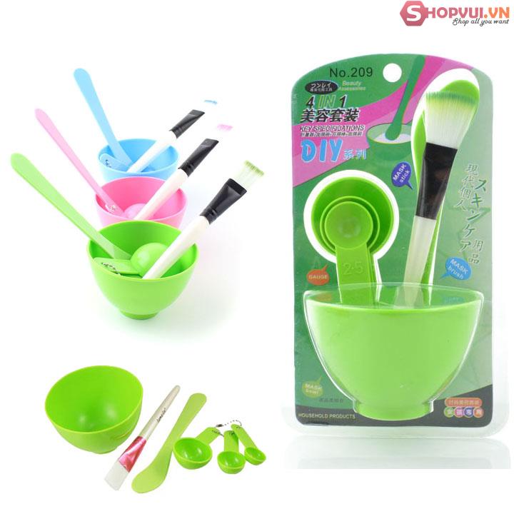 [HCM]Bộ Chén Cọ Trộn Mặt Nạ Đa Năng 6 Món-Giá Sỉ