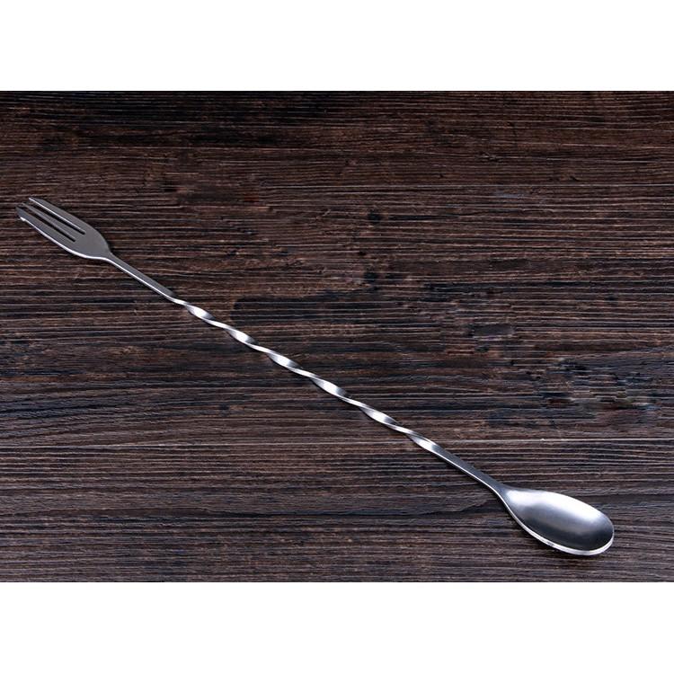 [HCM]Thìa barpoons 2 đầu inox - muỗng khuấy 2 đầu - loại lớn 32cm