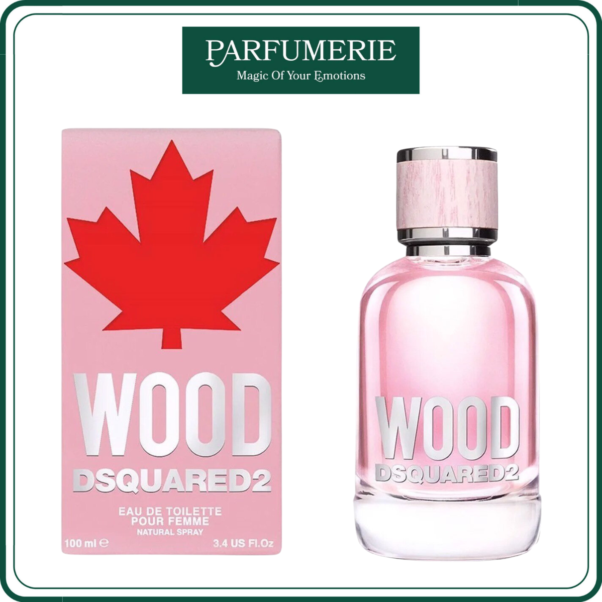 Dsquared2 Wood For Her; Nước hoa nữ Nữ tính, Gợi cảm, Tự tin