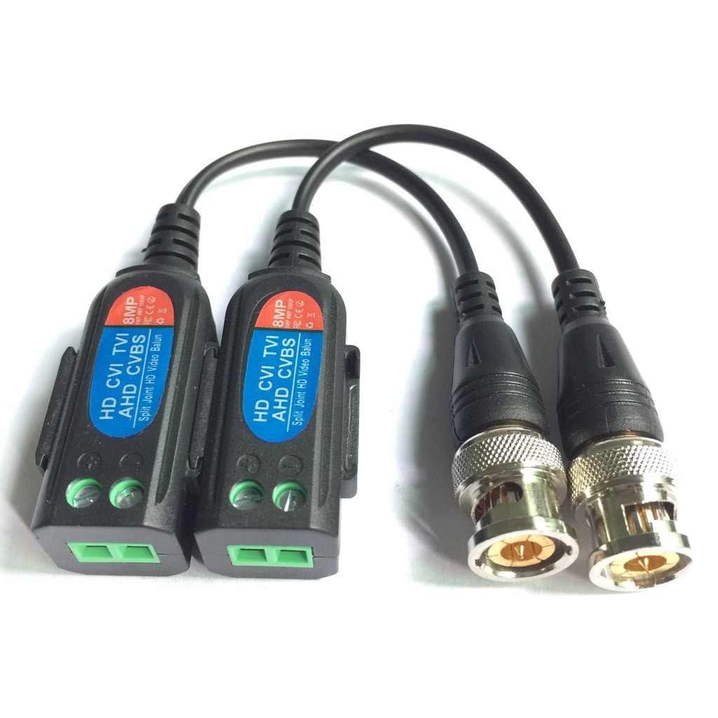 Video Balun UTP 5MP hỗ camera AHD/CVI/TVI khoảng cách lên tới 600m