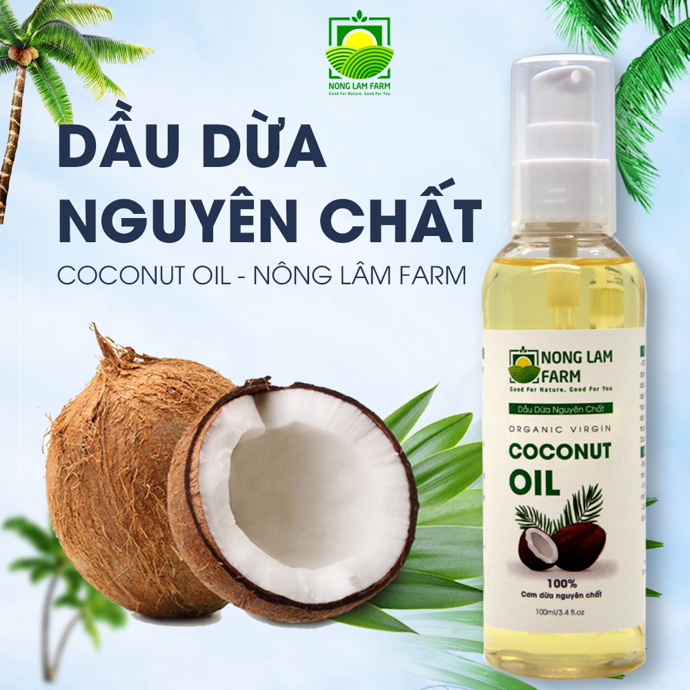 Coconut Oil Extra Virgin 100ml - Nong Lam Farm