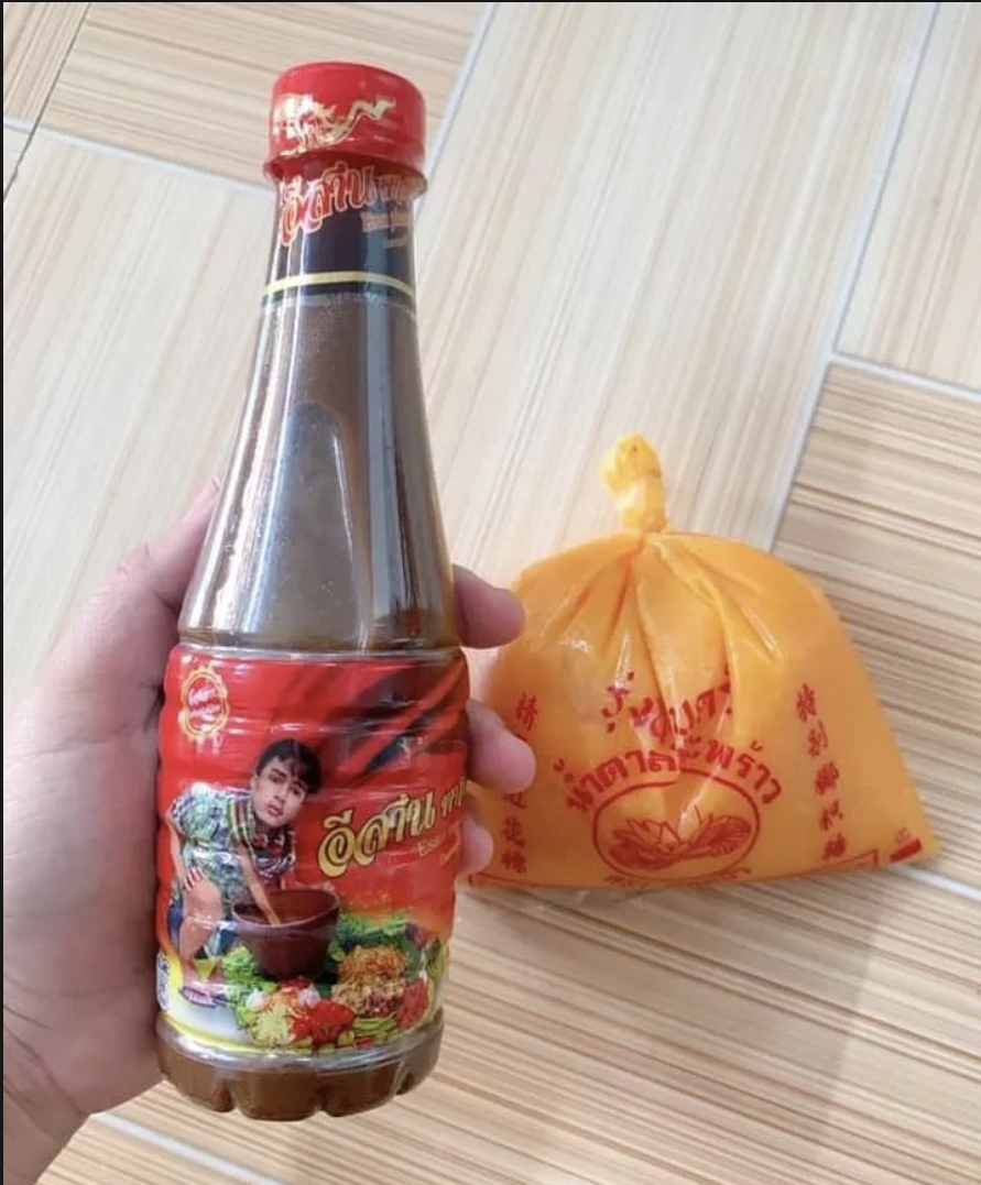 Mắm trộn gỏi đu đủ chàng trai thái lan siêu ngon
