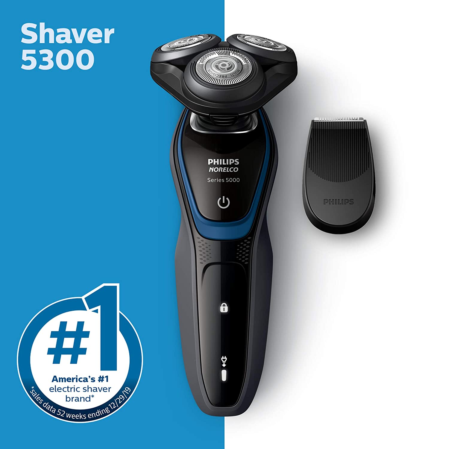 Máy cạo râu philips s5203 wet & dry, philips shaver s5300, sản phẩm chính hãng