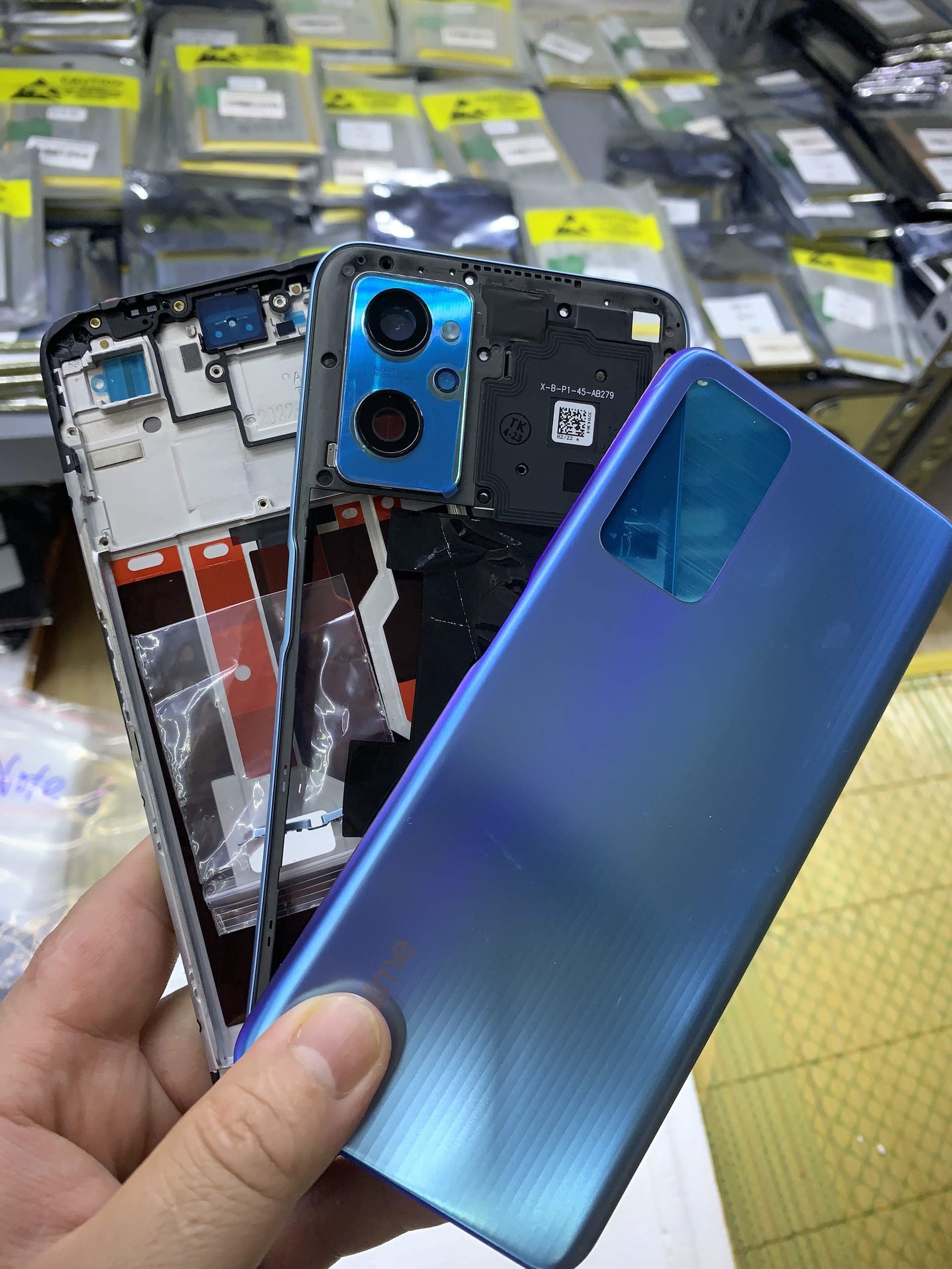 Bộ xương vỏ zin realme 9i