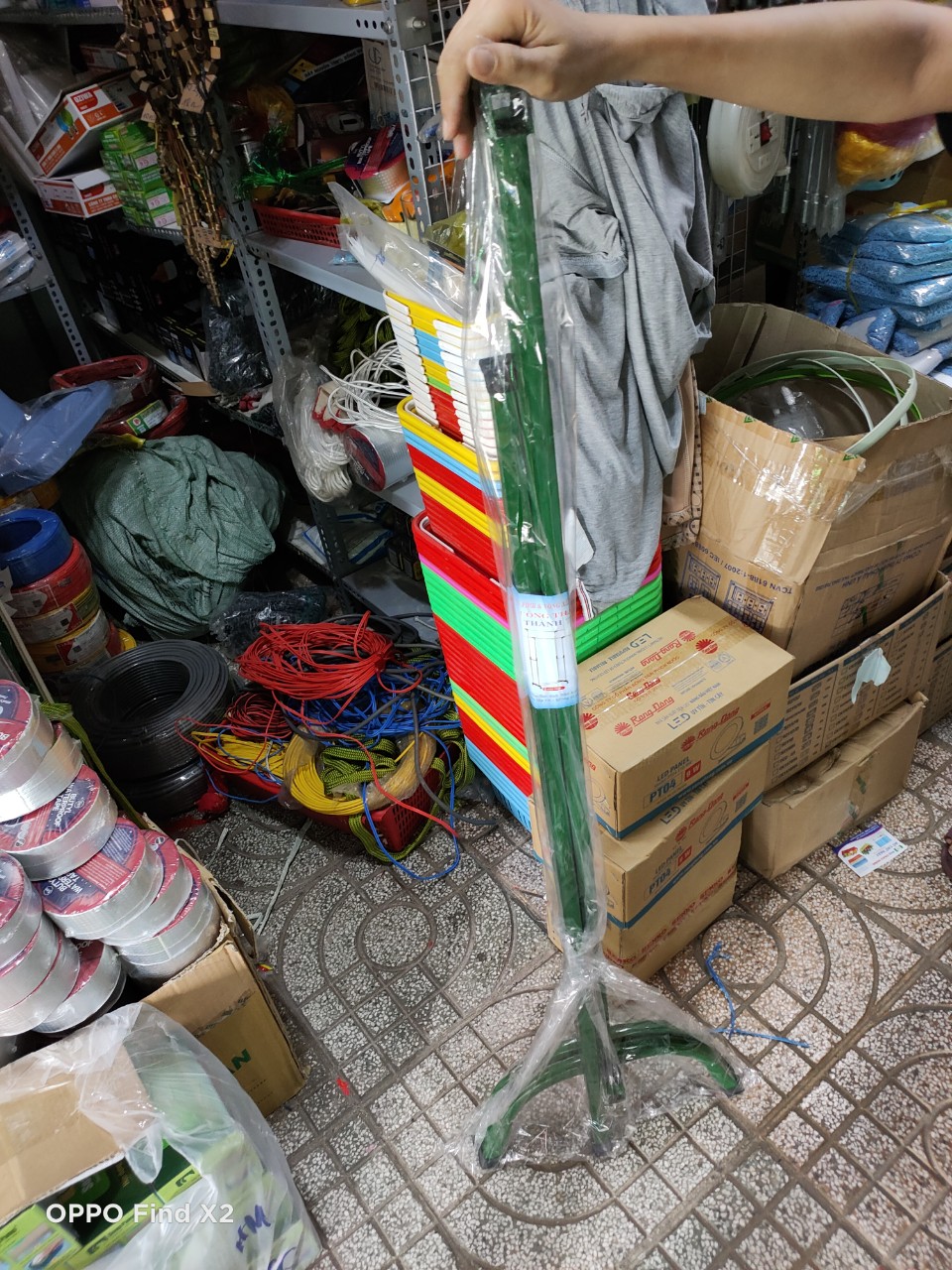 [HCM]Sào Phơi Đồ - Sắt Sơn - Giá Rẻ - Dài 1M2