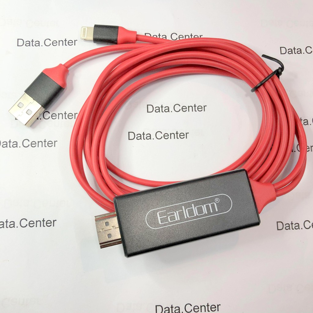Cáp Hdmi Iphone Ra Tivi, Dây Mhl Lightning To Tivi Full Hd, Máy Chiếu, Kết Nối Ip Ipad 5 6 7 8 X 11 12 Ra Ti Vi W5
