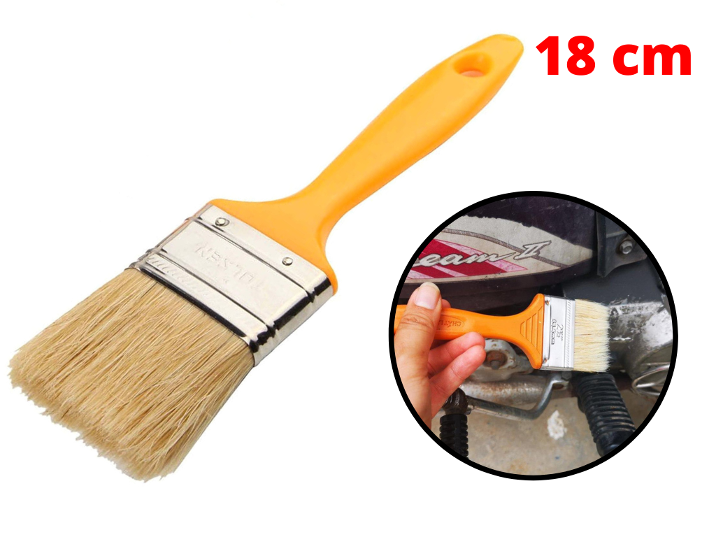 Cọ Đánh Máy, Cọ Vệ Sinh Động Cơ Xe, Cọ Đánh Lốc Máy 18cm
