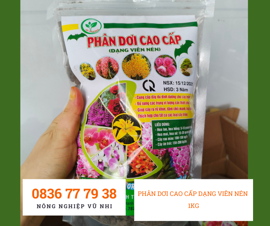 Phân dơi cao cấp dạng viên nén 1kg