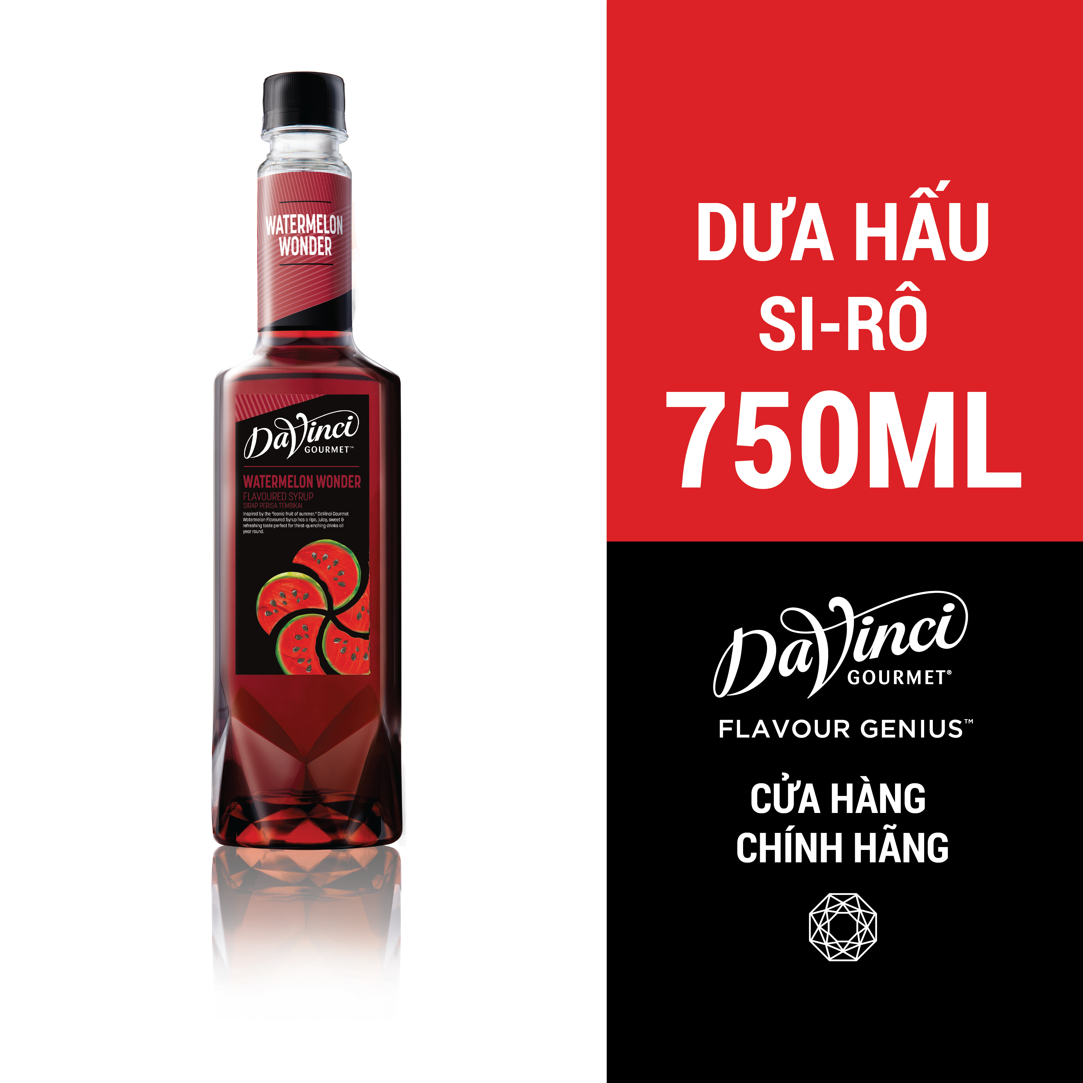 Siro Dưa Hấu / Syrup Watermelon Wonder - DaVinci Gourmet 750ml
