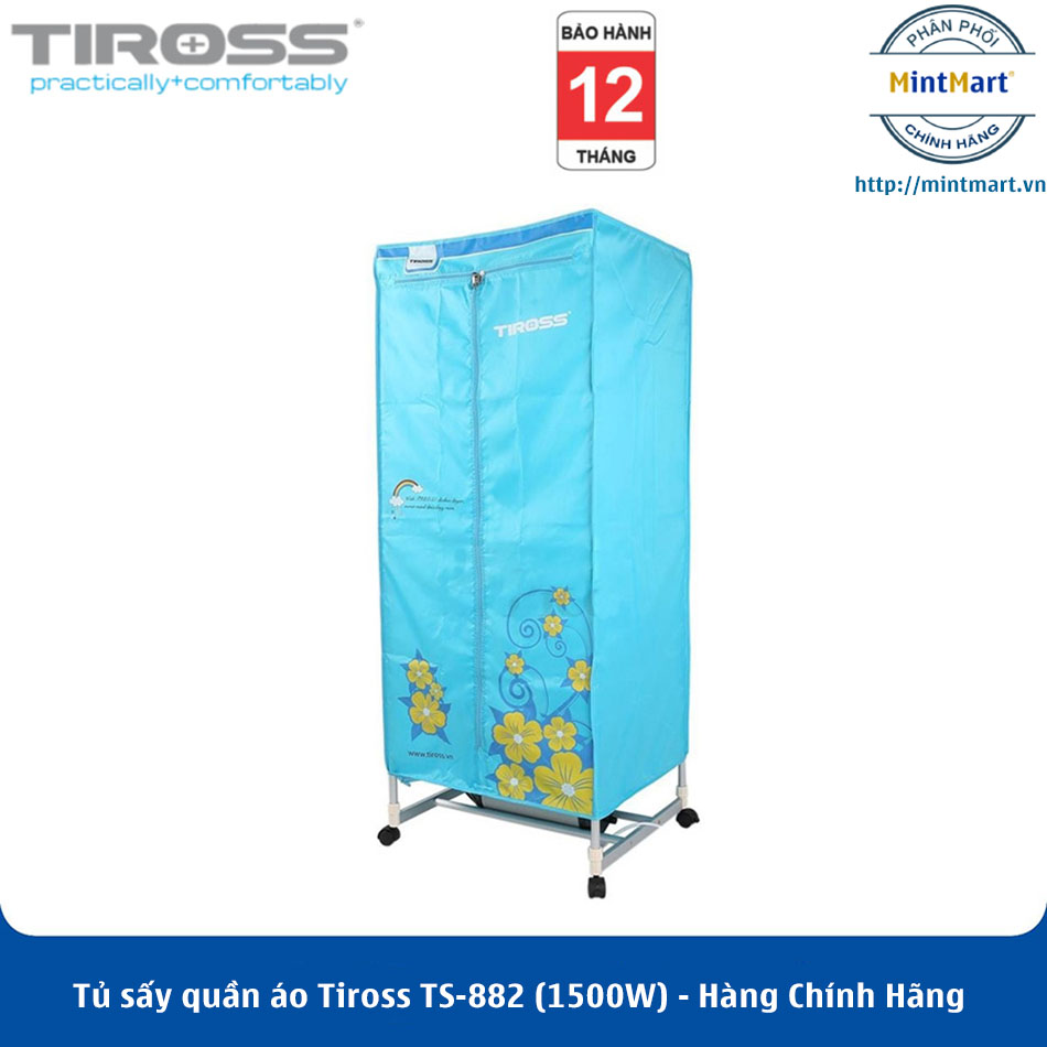 Tủ sấy quần áo Tiross TS-882 (1500W) - Hàng Chính Hãng
