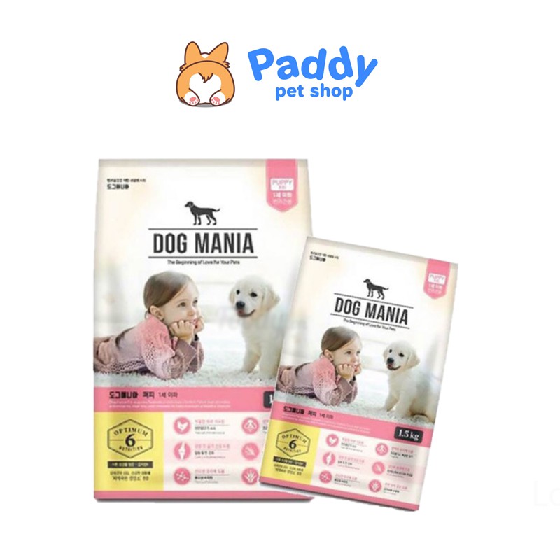 [1.5kg] Hạt Dog Mania Puppy Cho Chó Con