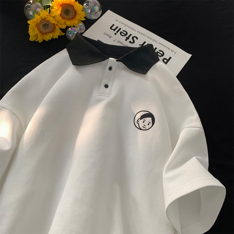 Áo polo Unisex thêu hình Áo thun cổ bẻ vải cá sấu cotton cao cấp xuất xịn chuẩn form logo thêu – Rew2021
