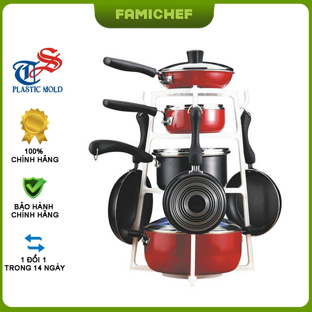 Kệ để nồi và chảo đa năng tashuan ts-3387