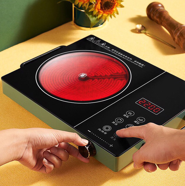 Bếp hồng ngoại đơn công suất 3500W cảm ứng cao cấp không kén nồi, mặt kính cường lực, tiết kiệm điện năng