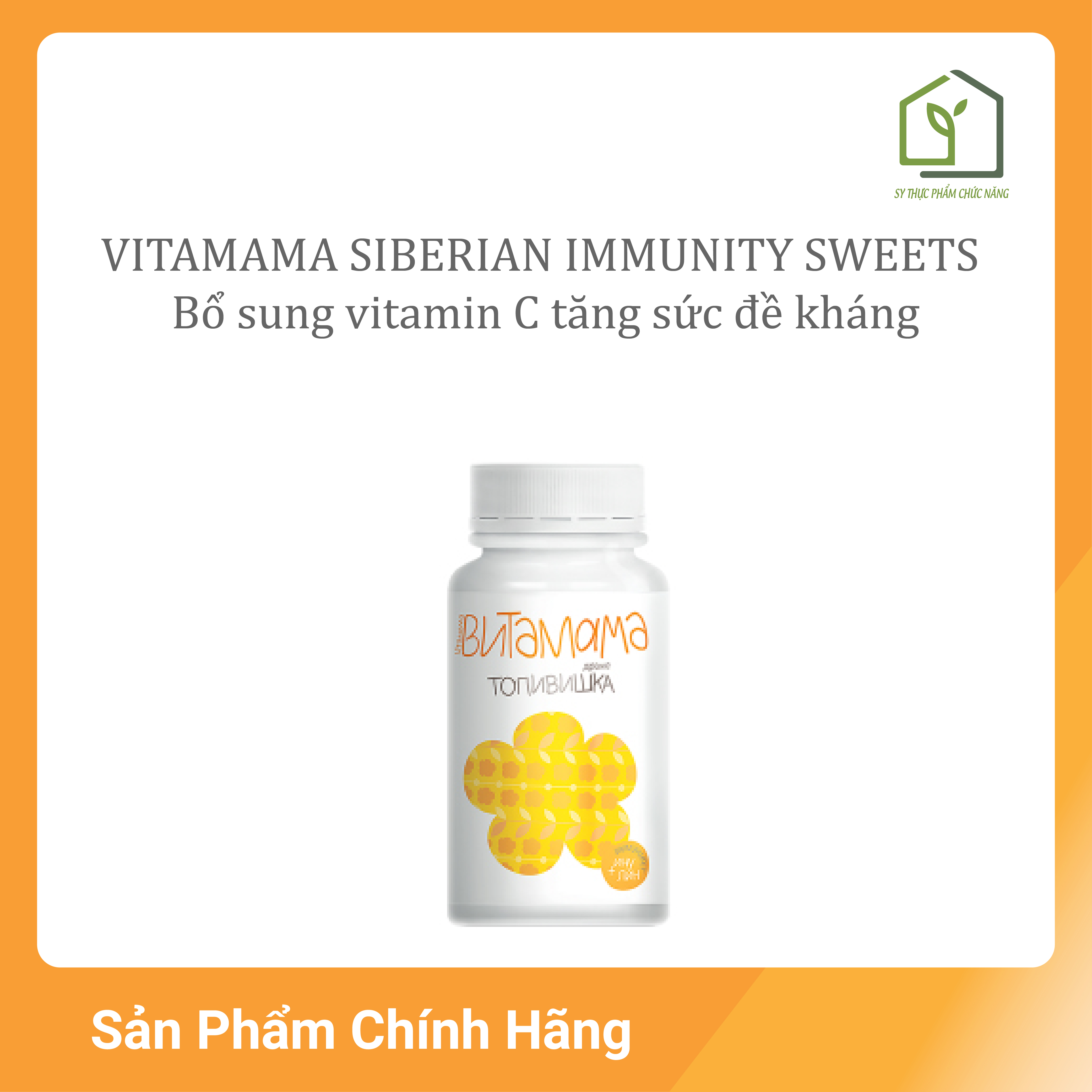[HCM]VITAMAMA SIBERIAN IMMUNITY SWEETS Bổ sung vitamin C