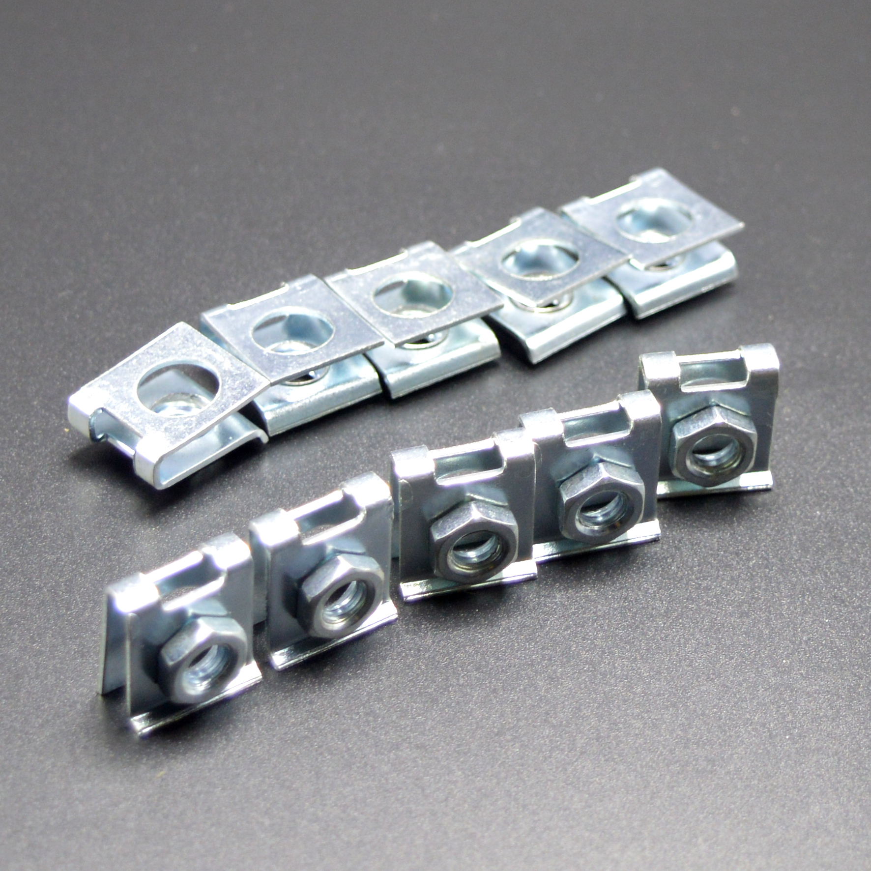 Bộ 10 cái Pát kẹp để vặn ốc vít xe máy M6 loại 6mm (Bạc)