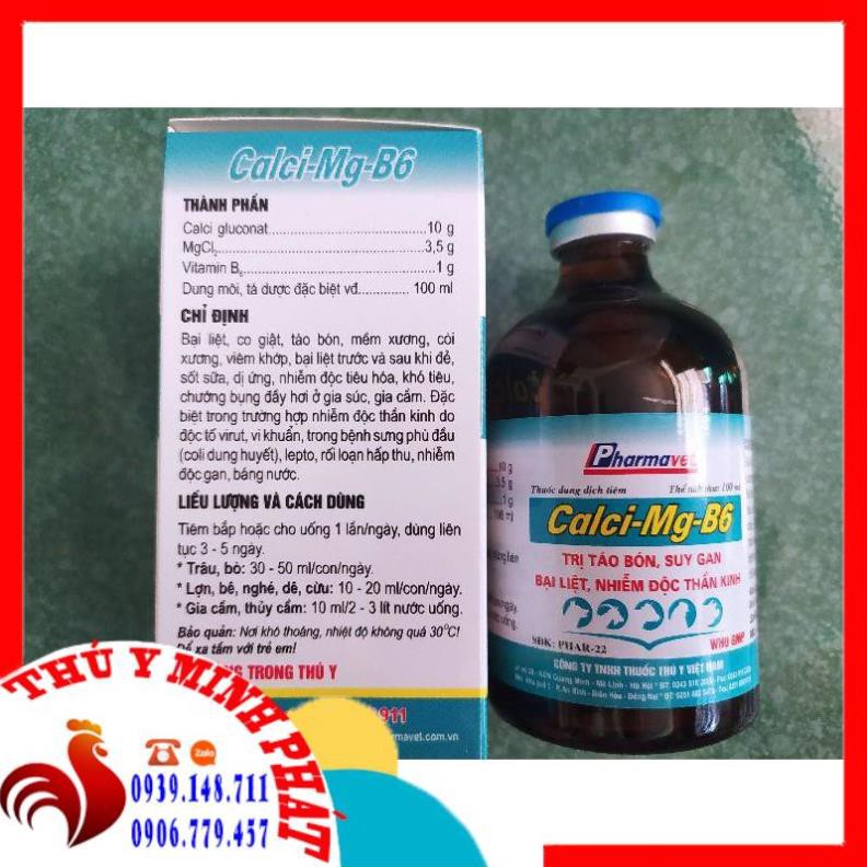 Calci mg b6 chai 100ml