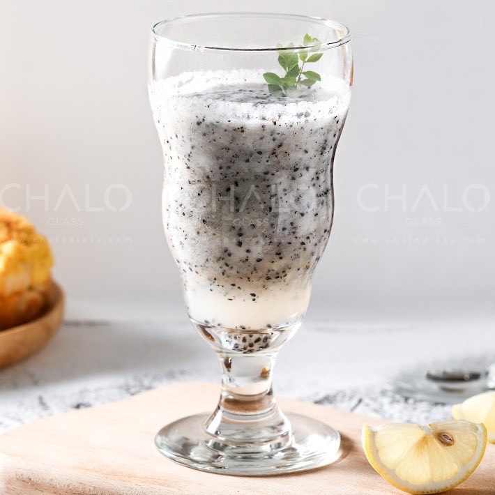 Chính hãng -combo 2 ly thuỷ tinh uốn lượn libbey 458ml, ly cốc thuỷ tinh sang chảnh, ly cốc thuỷ tinh nhập khẩu