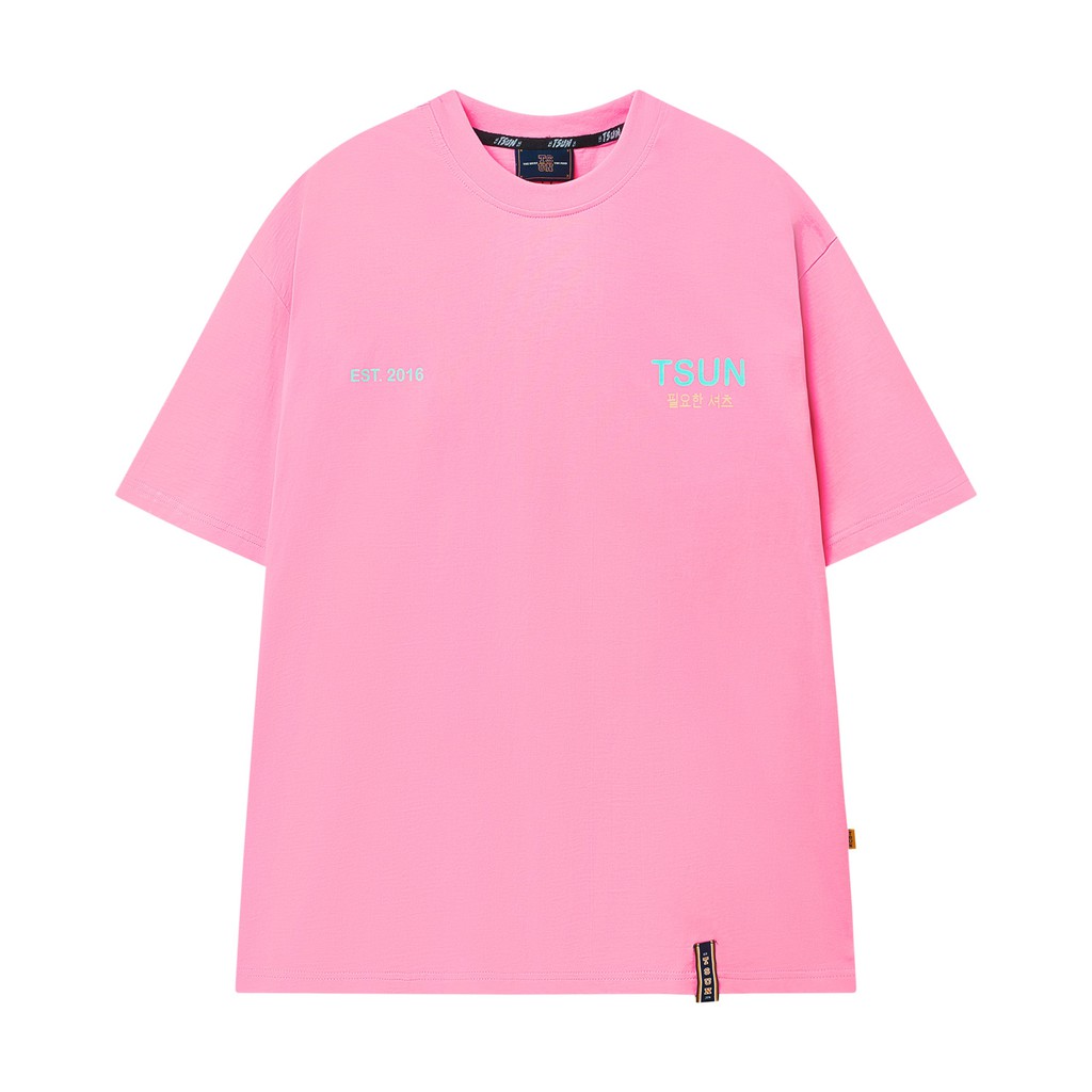 ←★→áo thun tsun signature 1 hồng - unisex
