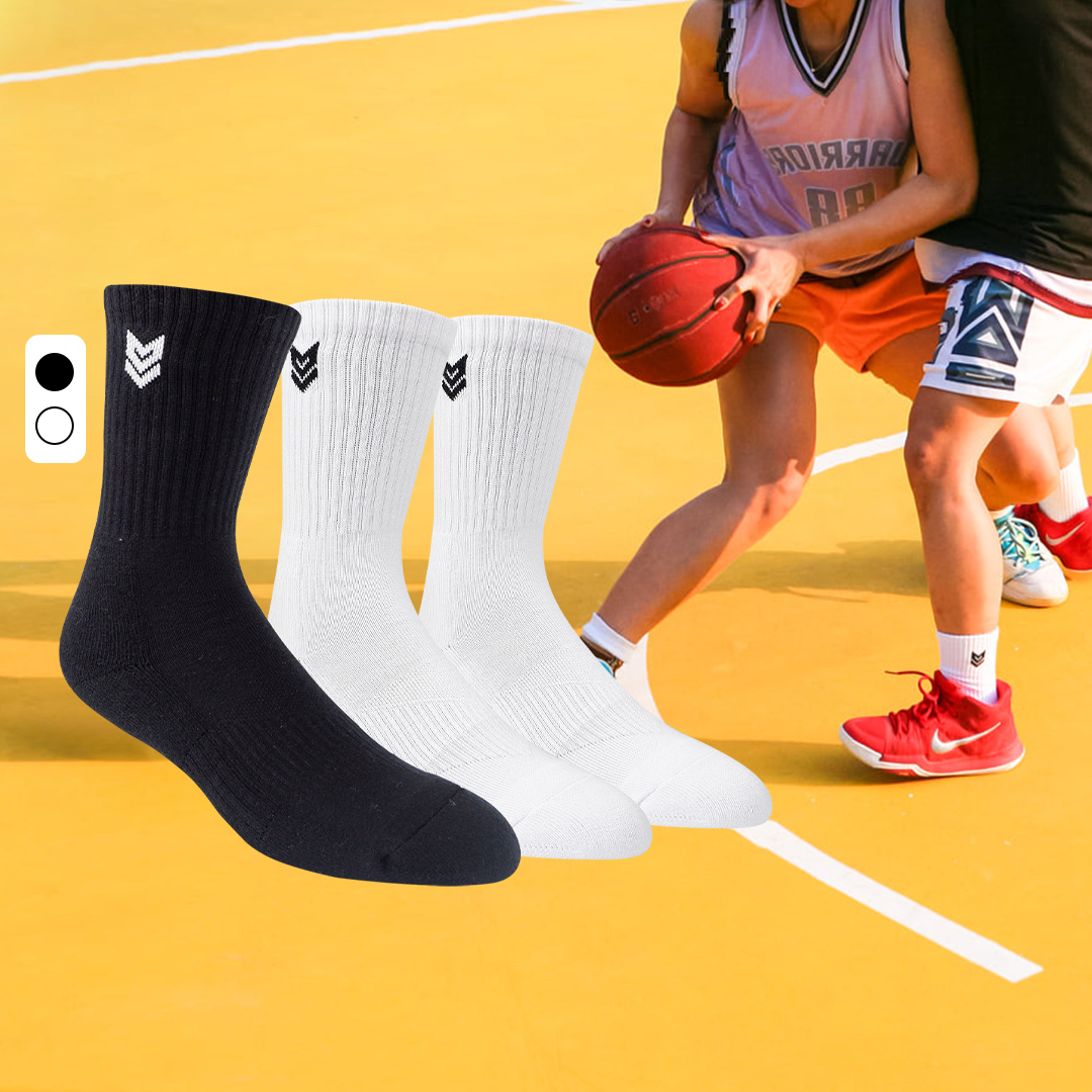 Tất Thể thao Redikick R365 Training Cushion Cotton Cổ cao Có đệm Chống hôi chân bóng rổ bóng đá chạy bộ Gym hàng ngày