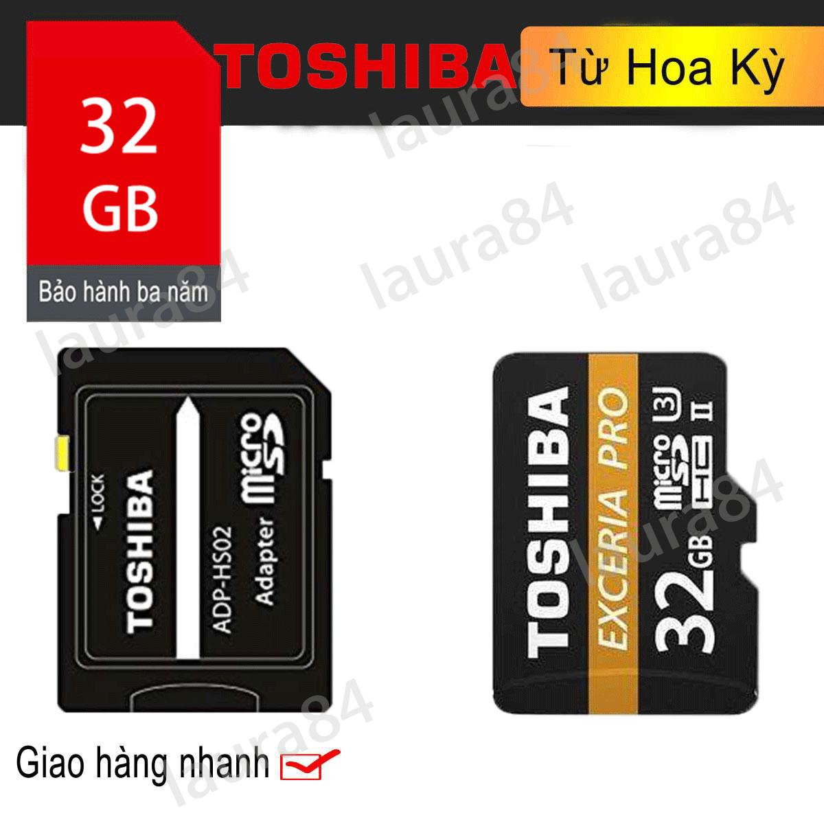 Thẻ nhớ MicroSDHC Toshiba M203 UHS-I U1 32GB 100MB/s (Đen)