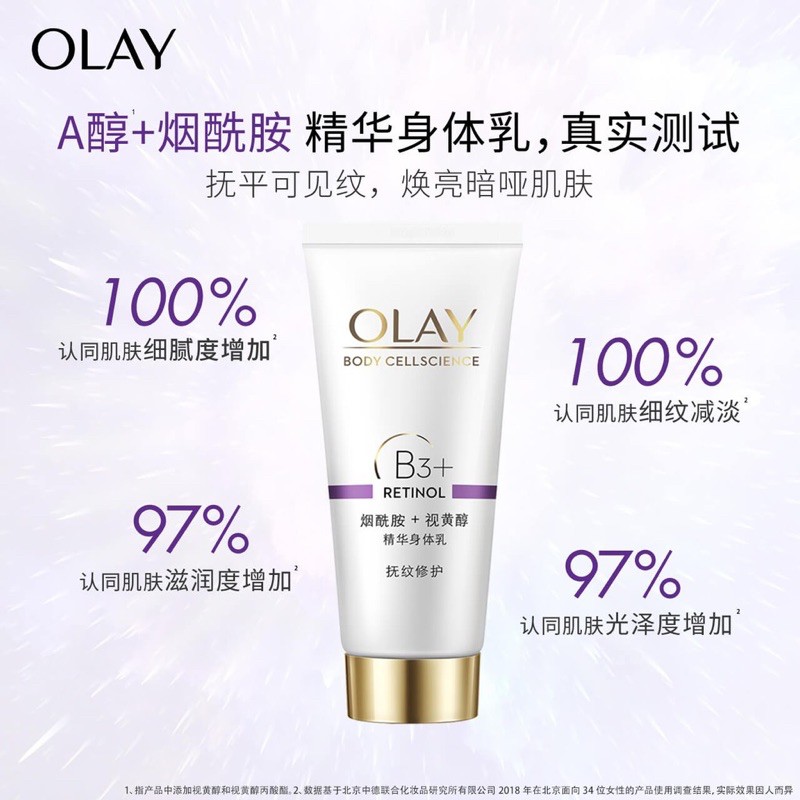 Sữa dưỡng thể dưỡng trắng da B3 + Retinol body lotion