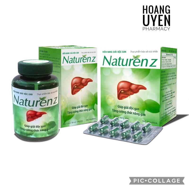 Giải độc gan Naturenz / Naturenz LB - Hộp 100 viên