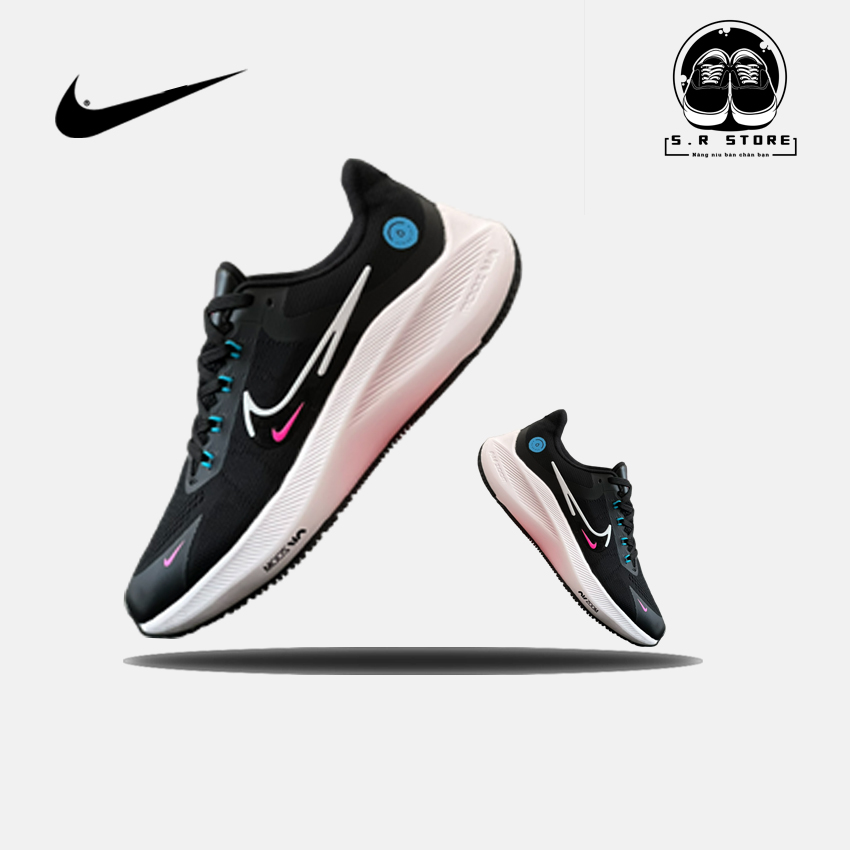 Giày nữ nike air zoom winflo 8 - giày đa dụng, đi làm thanh lịch, chạy bộ êm chân + tặng tất nike chính hãng