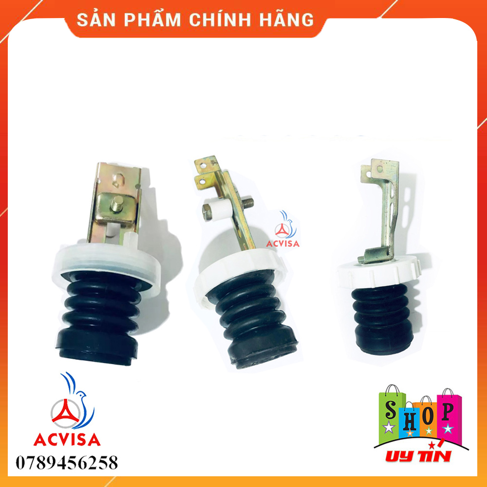 Combo 2 nấm cao su máy giặt gắn liền tay sắt ngắn; trung; dài