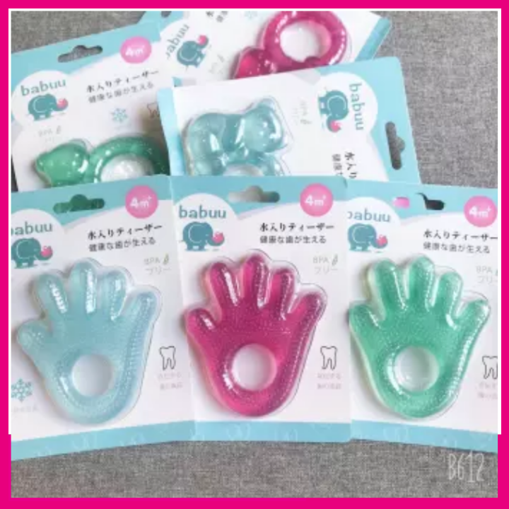 Gặm nướu nước, ngậm nướu lạnh hình bàn tay Baby Babuu Nhật Bản cho bé