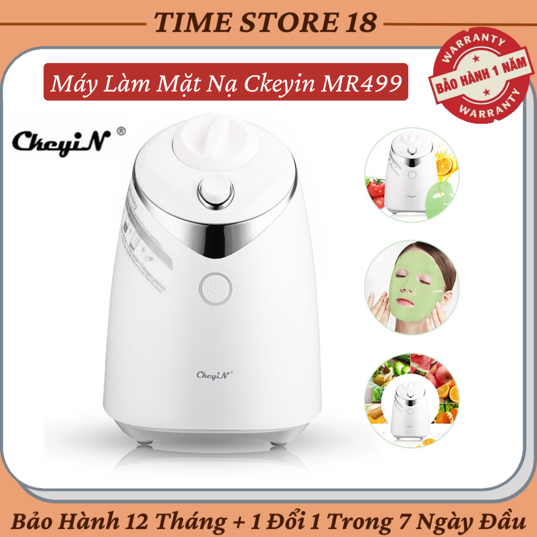 Máy làm mặt nạ rau củ tự nhiên ckeyin mr499 máy có tính năng nhắc nhở bằng giọng nói thông minh và làm sạch tự động