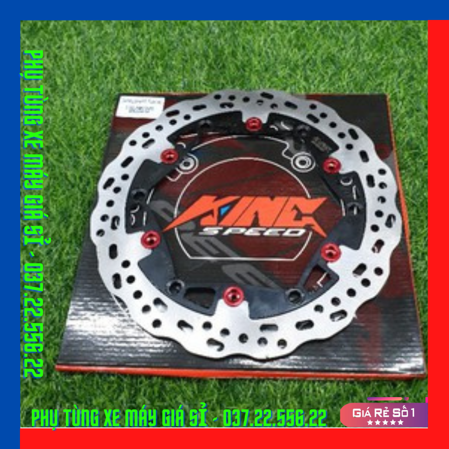 Đĩa trước kingspeed + đĩa sau X1R lắp chuẩn zin cho xe Sonic