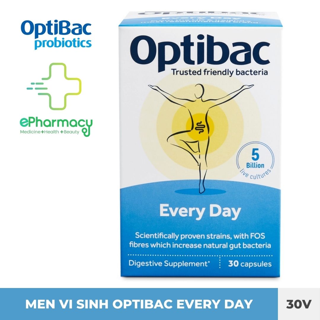 Men vi sinh Optibac Probiotics Every Day bảo vệ đường ruột, tăng đề kháng