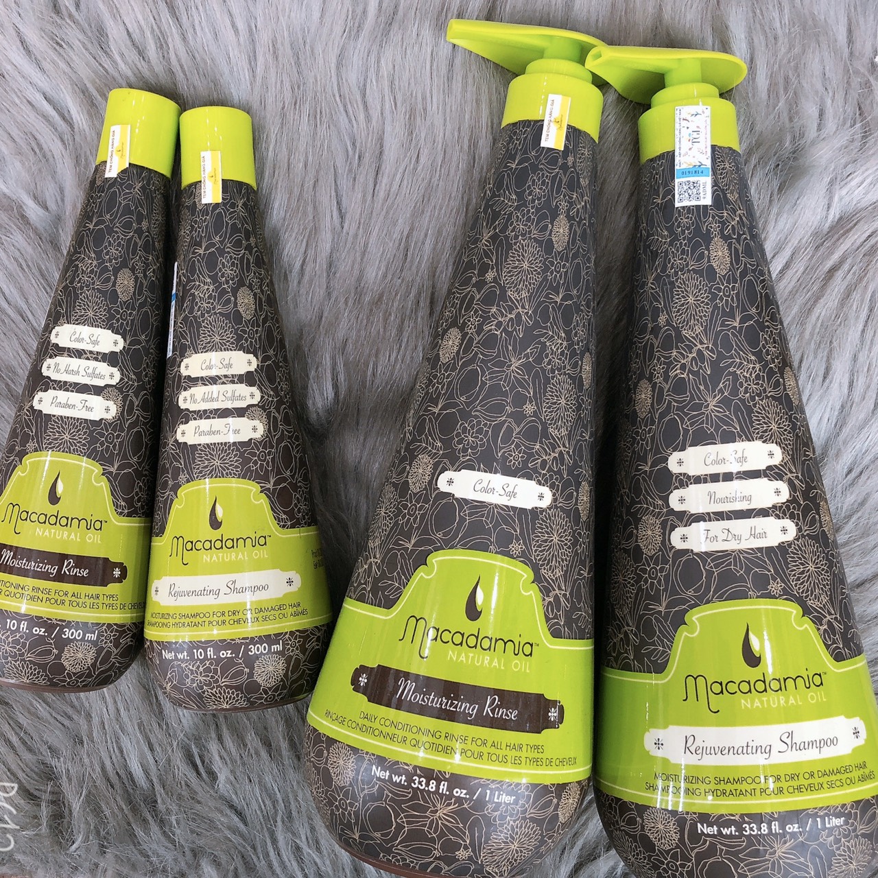 Cặp dầu gội xả trẻ hóa Macadamia phục hồi tóc hư tổn