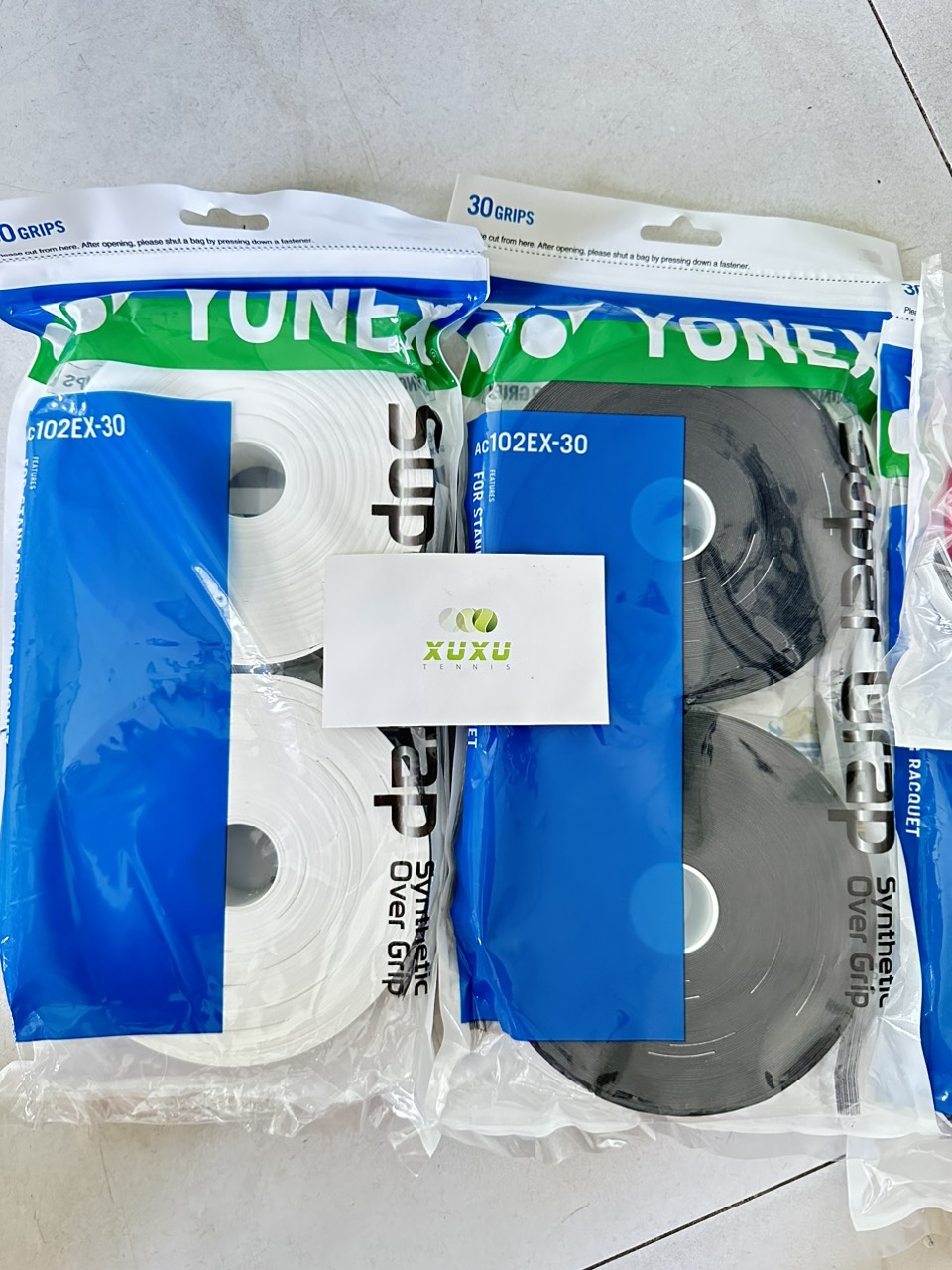 Quấn cán vợt cầu lông, tennis hiệu yonex, 1 túi 30 cuốn hàng