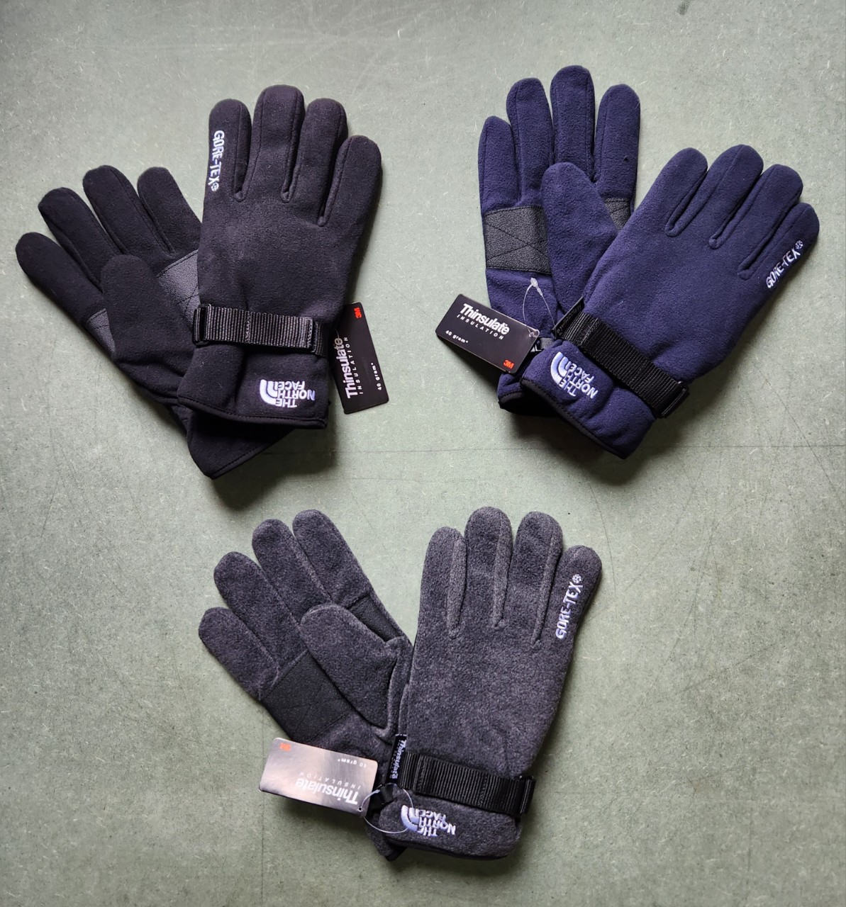 Găng tay the north face Nam, Nữ chất nỉ 2 lớp Gore-tex