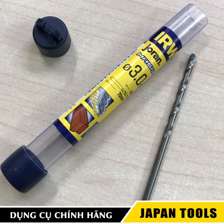 Mũi khoan tường-bê tông chân tròn 3mm irwin 10501812 | japan tools