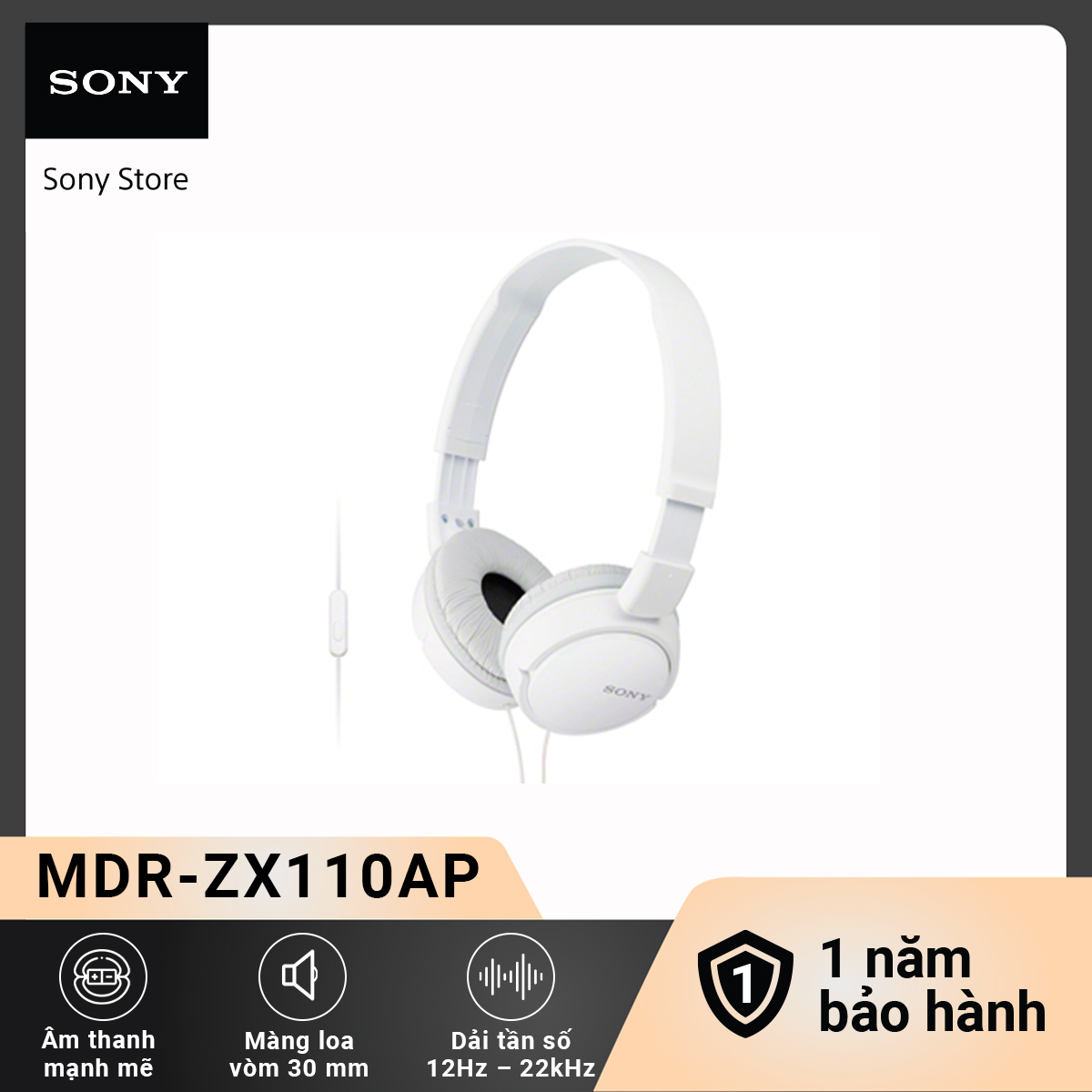 Tai Nghe Chụp Tai Sony MDR-ZX110AP