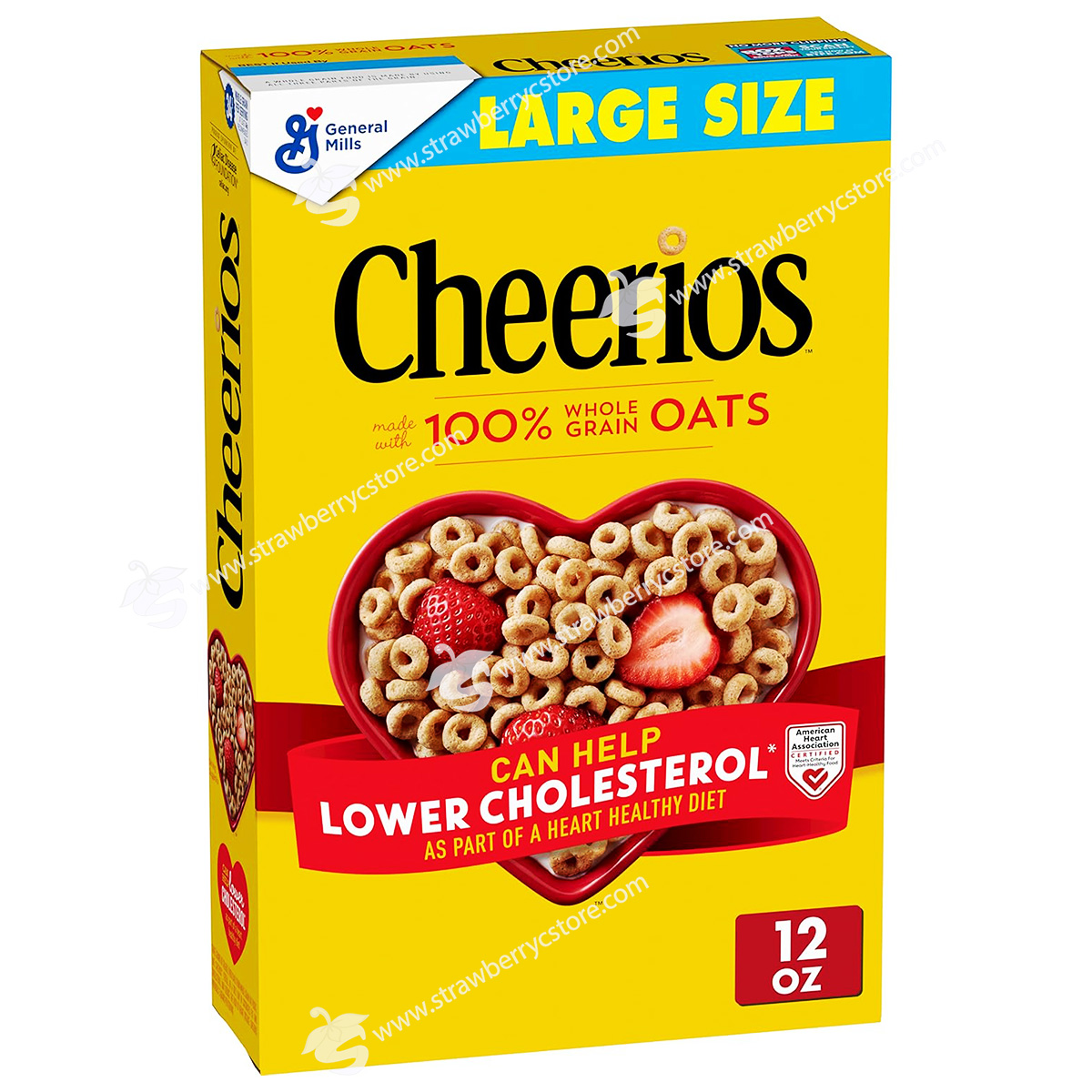 Ngũ Cốc Ăn Sáng General Mills Original Cheerios Heart Healthy Cereal, Hộp 340g (12 Oz.)