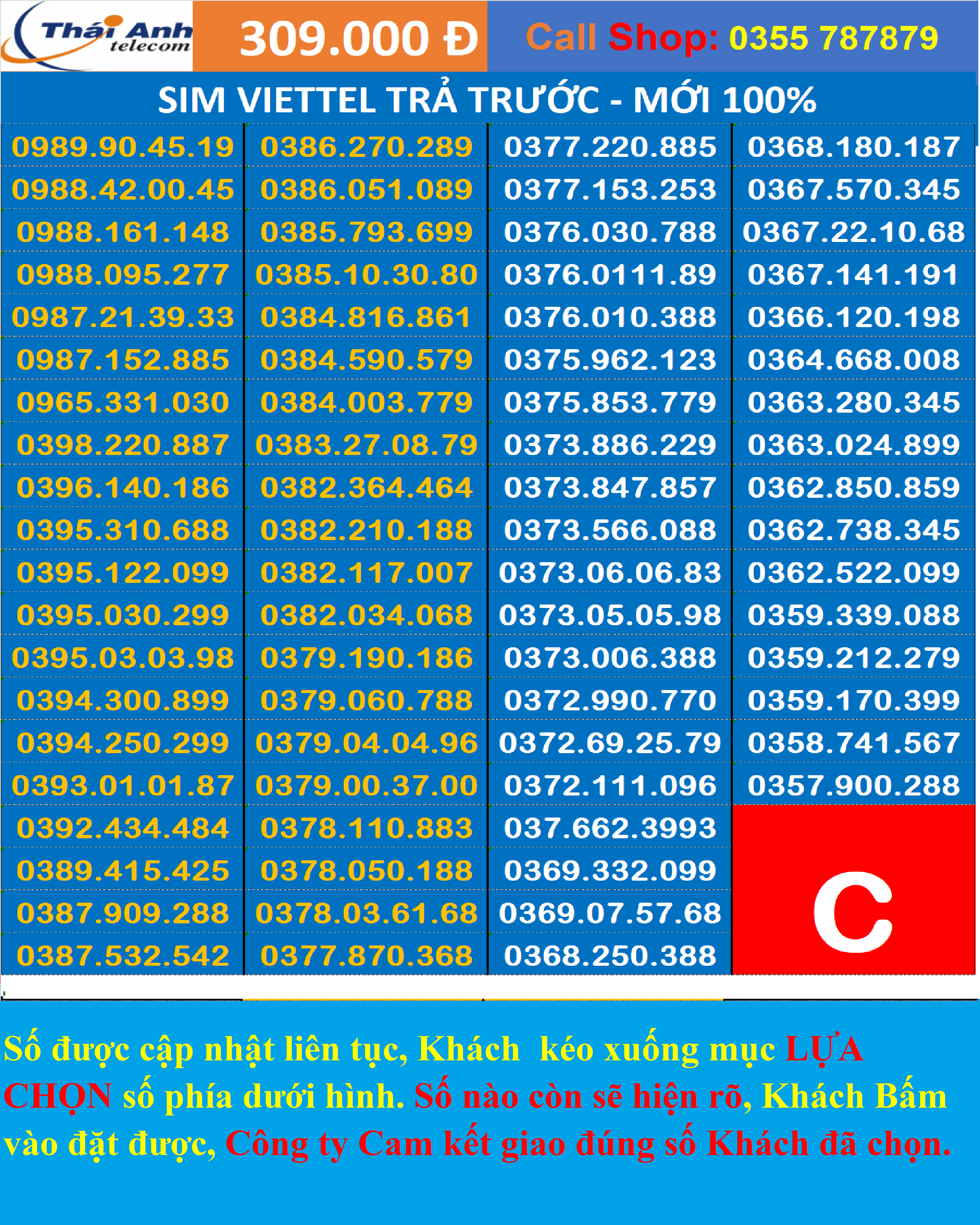 Sim đẹp Viettel Trả trước , chính hãng -Chọn số - Nghe gọi, Nhắn Tin, 4G , Chưa Kích hoạt, Sim mới 100%, Chưa đứng tên ai và chưa làm bất cứ dịch vụ nào, Sim gói cước Tomato và kèm theo nhiều gói 4G