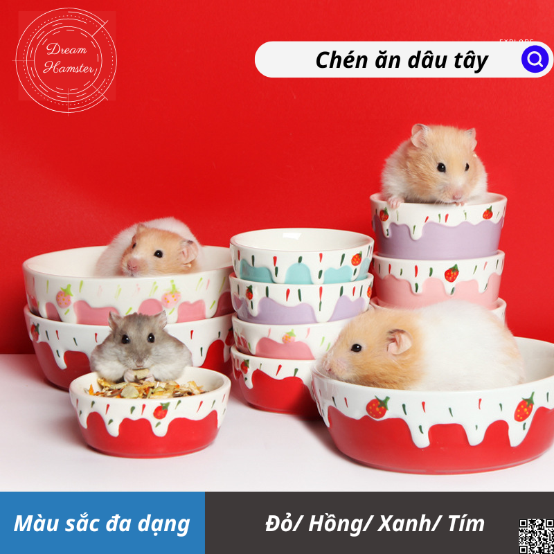 Chén ăn dâu cho Hamster