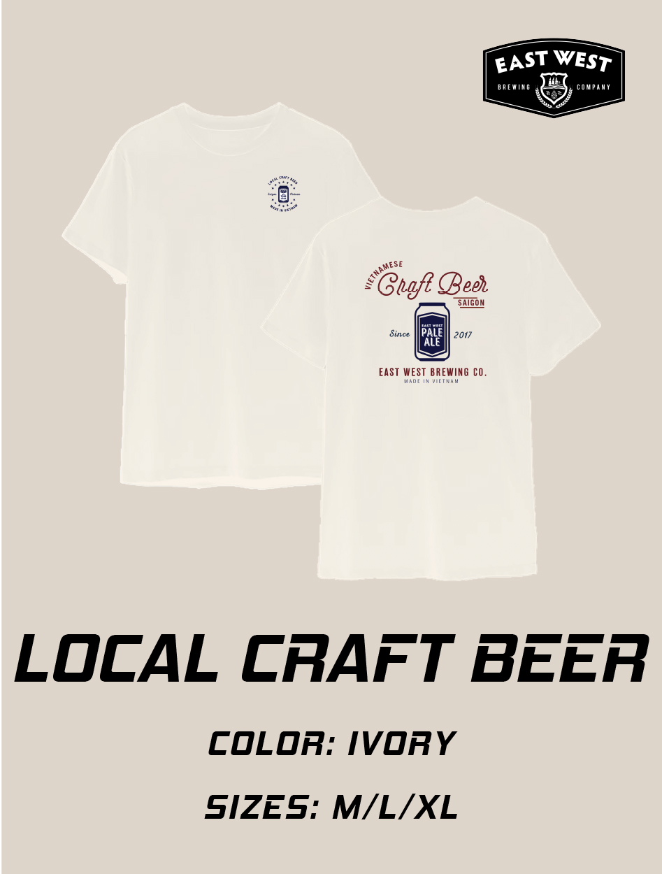 [HCM] Áo Thun Vải 3 Chiều EAST WEST LOCAL CRAFT BEER