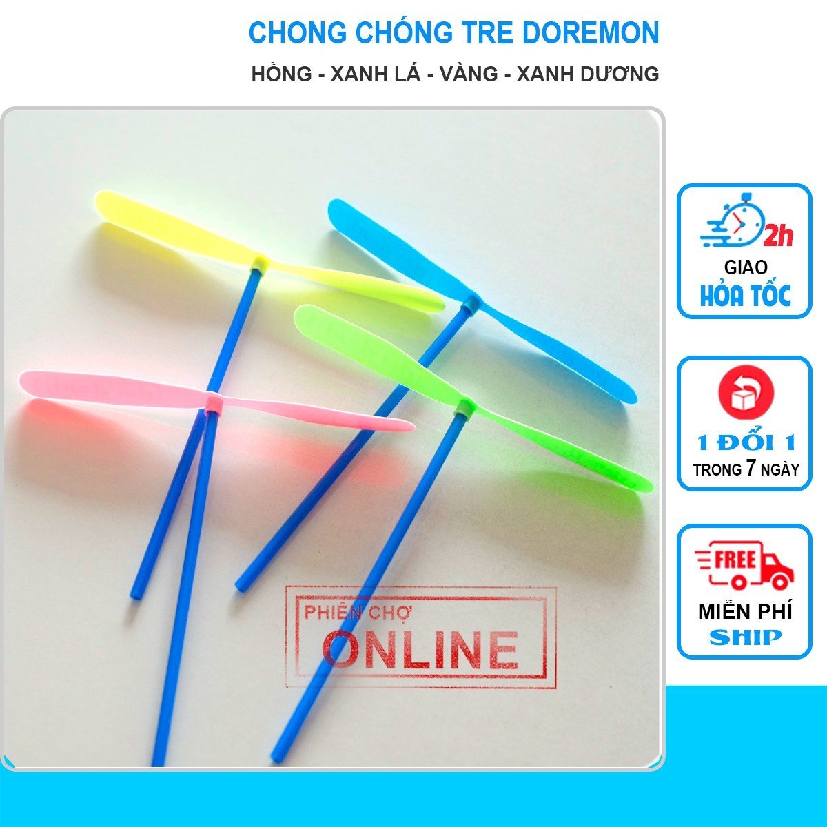 Chong Chóng Nhựa Doremon, Chong Chóng Tre